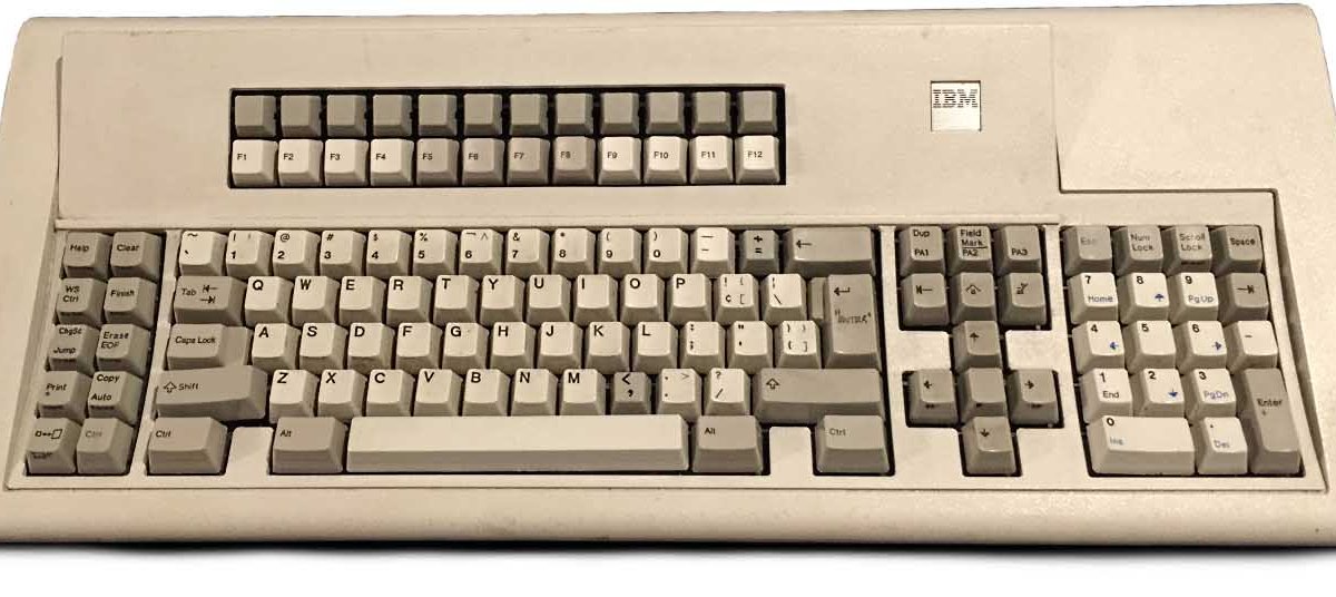 IBM Model F keyboard with 24 function keys