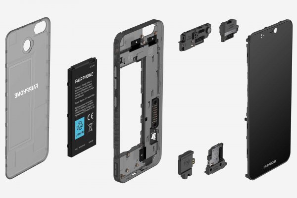 Fairphone 3 exploded view