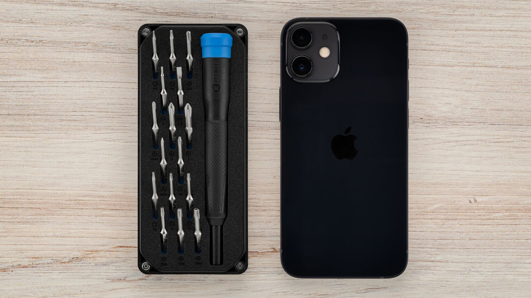 iFixit Minnow Driver Kit: Pocket-Sized Screwdriver + Portable Bit Set 