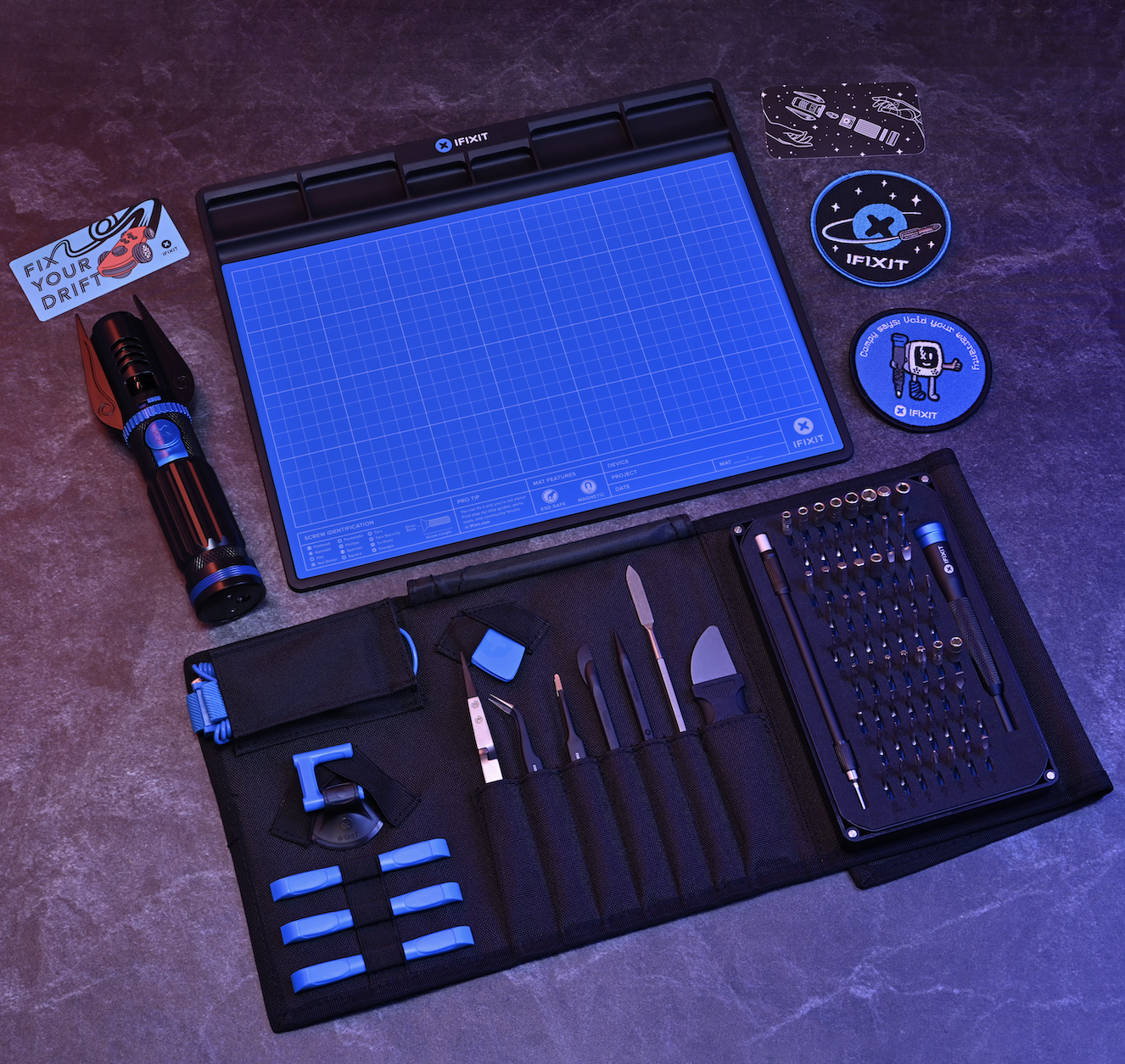 I got myself the Ifixit toolkit. It's a bunch of amazing tools to have for  all kinds of tech work. It contains all bits you need and additional things  usefull even outside