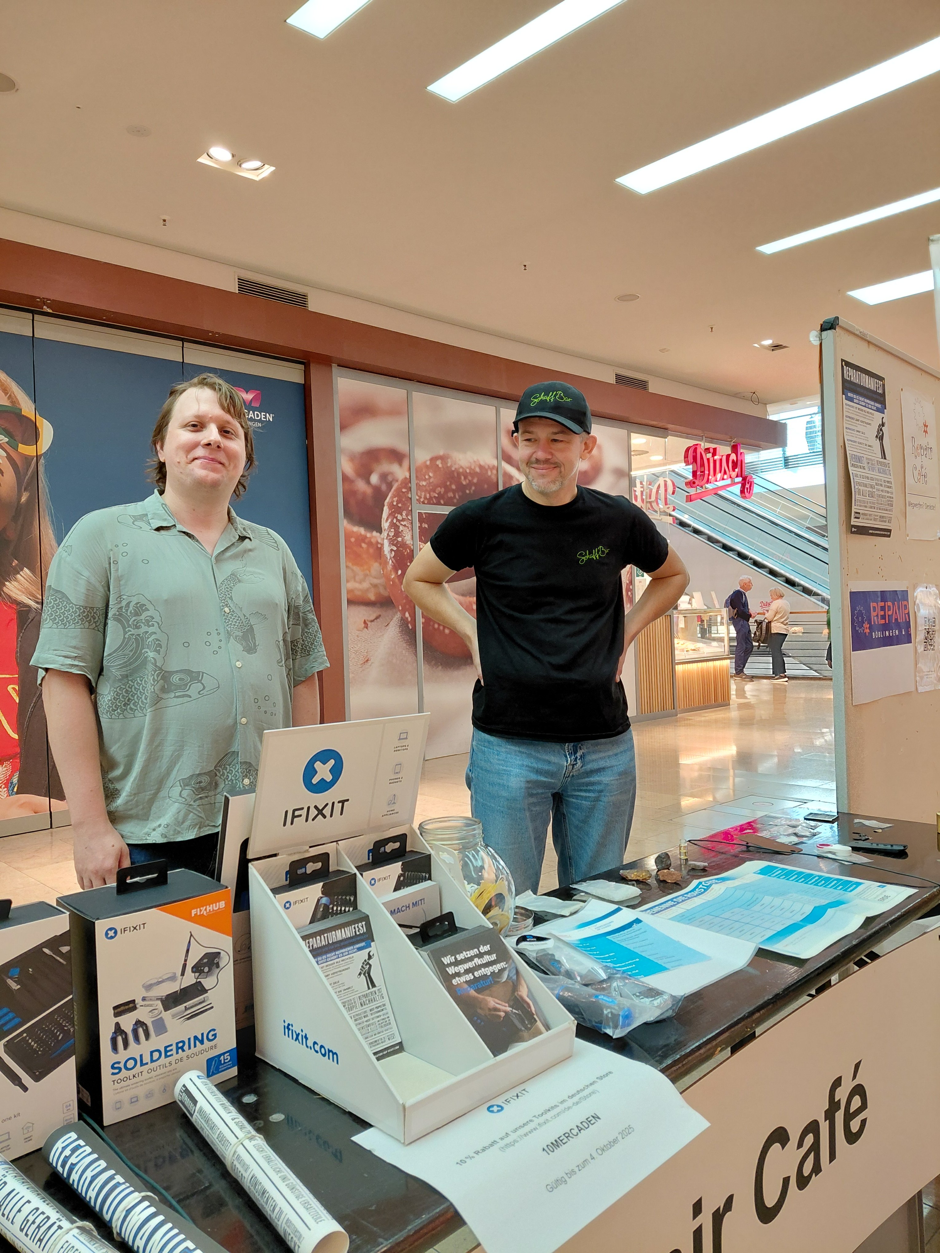 iFixit at sustainability days at Mercaden Böblingen